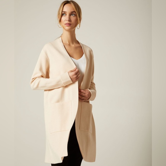 Novelti - Open-front Sweater Coat - Picture 3 of 10